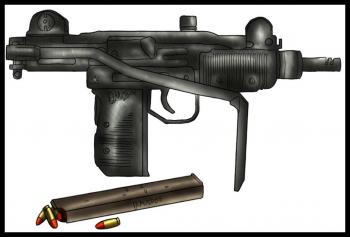 How To Draw A Mini Uzi Sub Machine Gun Tutorial Drawing The Rumpus Net