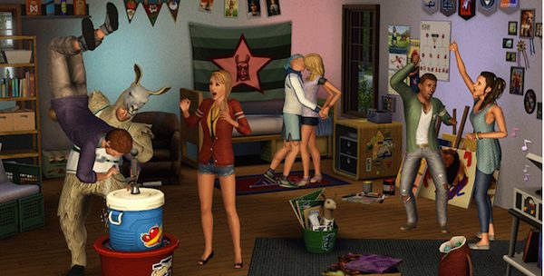 The Sims party