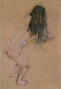 Nude with Back Turned by Oskar Kokoschka
