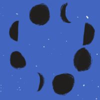 cycles of the moon spinning