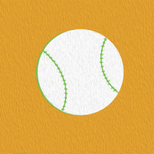 A baseball