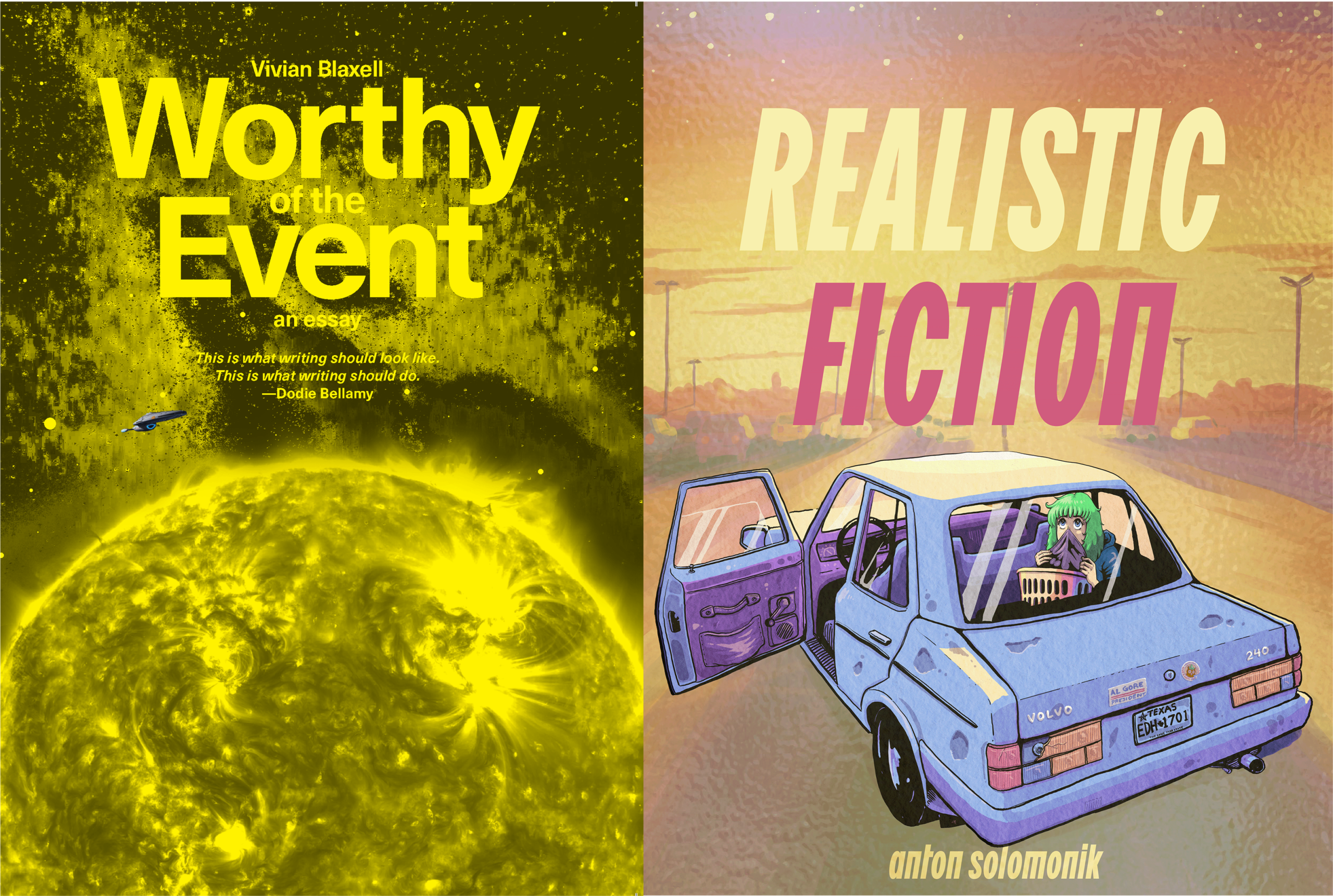 LittlePuss Press Double Release: On Vivian Blaxell’s Worthy of the Event: An Essay & Anton Solomonik’s Realistic Fiction