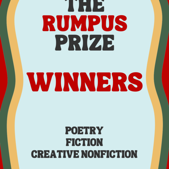 Graphic image with "The Rumpus Prize Winners" on it.