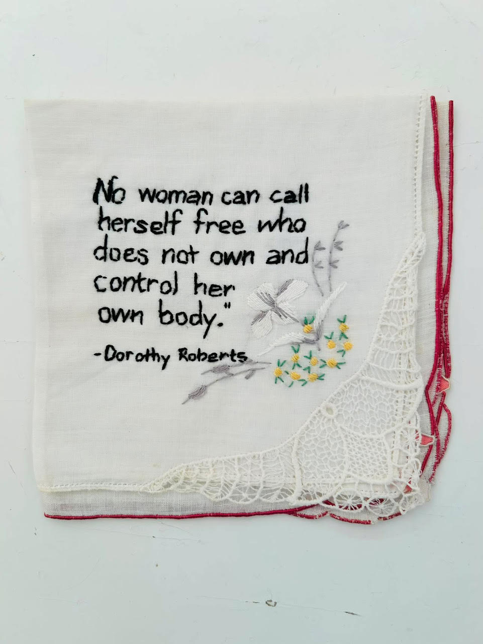 Embroidered Art: Diana Weymar on Dorothy Roberts
